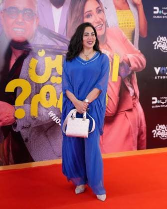 Art stars shine on the red carpet at the special screening of the film Whose Son Is He? Cairo, Egypt July 6, 2026: The cast and crew of the film Whose Son Is He? attended the film s special screening in Cairo, ahead of its official theatrical release on July 9, 2026. The film stars Laila Elwy, Bayoumi Fouad, Ahmed Essam El-Sayed, and Hala Fakher, with special appearances by Rania Youssef, Entisar, Shaimaa Seif, and Wizo. It is written by Louay El-Sayed, directed by Hesham Fathy, and produced by Vox Studios. The comedy revolves around businessman Rushdi, who embarks on a journey to find his son from a previous marriage to fulfill a condition for inheriting his aunt s estate. He is aided by lawyer Magda, leading to numerous comedic si Copyright: x xFathixAbdallahxAbdelxFattahx xJNAxPressx