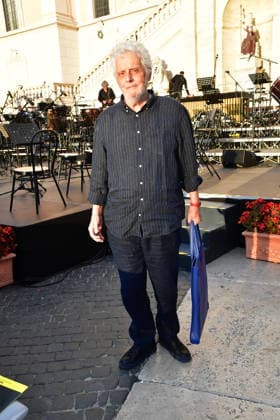 IPA86455602 - Rome, Piazza del Campidoglio: Nicola Piovani’s Tribute Concert to Ennio Morricone. Pictured: Nicola Piovani  Copyright: xVincenzoxLandix xVincenzoxLandix 86455602