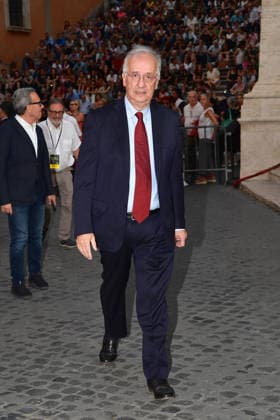 IPA86455658 - Rome, Piazza del Campidoglio: Nicola Piovani’s Tribute Concert to Ennio Morricone. Pictured: Walter Veltroni  Copyright: xVincenzoxLandix xVincenzoxLandix 86455658