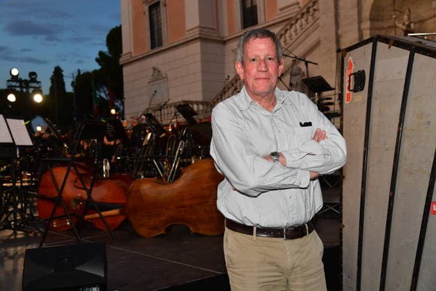 IPA86455687 - Rome, Piazza del Campidoglio: Nicola Piovani’s Tribute Concert to Ennio Morricone. Pictured: Riccardo Rossi  Copyright: xVincenzoxLandix xVincenzoxLandix 86455687