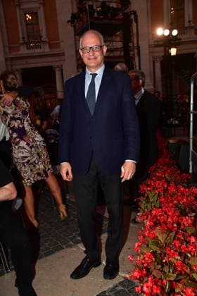 IPA86455709 - Rome, Piazza del Campidoglio: Nicola Piovani’s Tribute Concert to Ennio Morricone. Pictured: Roberto Gualtieri  Copyright: xVincenzoxLandix xVincenzoxLandix 86455709