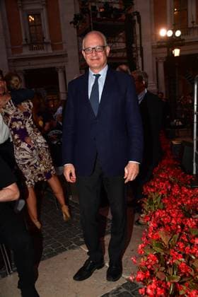 IPA86455713 - Rome, Piazza del Campidoglio: Nicola Piovani’s Tribute Concert to Ennio Morricone. Pictured: Roberto Gualtieri  Copyright: xVincenzoxLandix xVincenzoxLandix 86455713