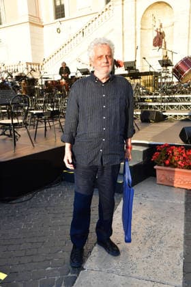 IPA86455601 - Rome, Piazza del Campidoglio: Nicola Piovani’s Tribute Concert to Ennio Morricone. Pictured: Nicola Piovani  Copyright: xVincenzoxLandix xVincenzoxLandix 86455601