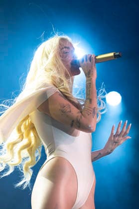 July 6, 2026, Madrid, Spain: Venezuelan-American singer Andrea Elena Mangiamarchi, known as Elena Rose performs during the concert at the La Riviera in Madrid. Madrid Spain - ZUMAs197 20260706_aaa_s197_054 Copyright: xAtilanoxGarciax