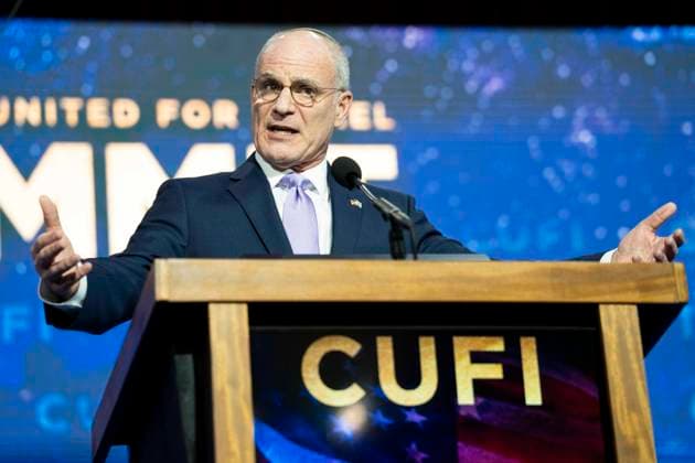 July 6, 2026, National Harbor, Maryland, USA: Dr. YECHIEL LEITER, Ambassador of Israel to the United States, speaking at the 2026 Christians United for Israel (CUFI) Washington Summit at the Gaylord National Resort & Convention Center in National Harbor, Maryland. National Harbor USA - ZUMAb161 20260706_aap_b161_015 Copyright: xMichaelxBrochsteinx