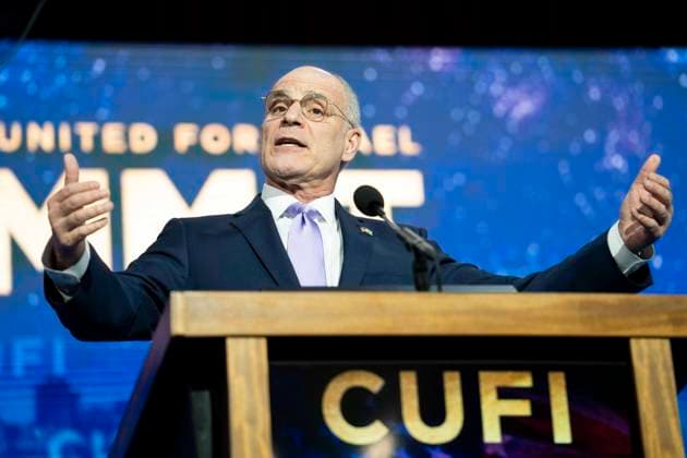 July 6, 2026, National Harbor, Maryland, USA: Dr. YECHIEL LEITER, Ambassador of Israel to the United States, speaking at the 2026 Christians United for Israel (CUFI) Washington Summit at the Gaylord National Resort & Convention Center in National Harbor, Maryland. National Harbor USA - ZUMAb161 20260706_aap_b161_026 Copyright: xMichaelxBrochsteinx