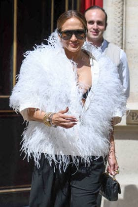 Jennifer Lopez Leaving The Hotel La Reserve - Paris JLO, Jennifer Lopez is seen leaving the Hotel La Reserve as part of Paris Fashion Week in Paris, France on July 7, 2026. Photo by Florian Poitout ABACAPRESS.COM Paris France  Copyright: xPoitoutxFlorian ABACAx