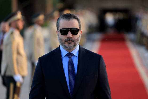 President Macron Arrives For A State Visit To Damascus Syria s Foreign Minister Asaad al-Shaibani waits for the arrival of France s President at the Damascus International Airport in Damascus on July 6, 2026. French President Emmanuel Macron arrived in Damascus on July 6, 2026 for the first visit by a Western European head of state since Syria s new authorities took power in 2024, an AFP journalist said. Macron, who will depart on July 7, 2026, will advocate for a free, pluralist Syria that respects each of its components and plays a role in moderating Middle East tensions, the French presidency told journalists ahead of his arrival. Photo by Ludovic Marin Pool ABACAPRESS.COM Damascus Syria  Copyright: xMarinxLudovic Pool ABACAx