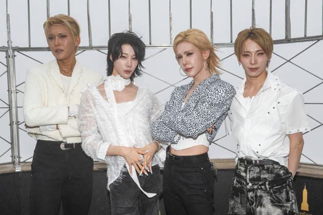 July 6, 2026, New York, New York, USA: XLOV members HYUN, RUI, WUMUTI and HARU visit the Empire State Building in New York to celebrate their first visit to the US as a group. 6 July 2026 New York USA  - ZUMAa265 20260706_zep_a265_008 Copyright: xEricxAcquayex