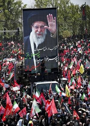 Funeral for Iran s ex-leader Khamenei Funeral ceremonies are held for late Iranian Supreme Leader Ayatollah Ali Khamenei in Tehran, Iran, on July 6, 2026, following his death in Israeli and U.S. airstrikes in February.  A14AA0005621881P