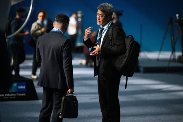 NATO Heads of State and Government Summit in Ankara ANKARA, TURKIYE - JULY 07: Domestic and international media members gather during the 36th NATO Heads of State and Government Summit in Ankara, Turkiye, on July 07, 2026. Turkiye is hosting the two-day summit, which brings together the heads of state and government of NATO s 32 member countries, along with thousands of diplomats, journalists and invited guests. Akin Çeliktas Anadolu Ankara Turkey. Editorial use only. Please get in touch for any other usage.  Copyright: x2026xAnadoluxAkÄ±nxÃ‡eliktaÅüx
