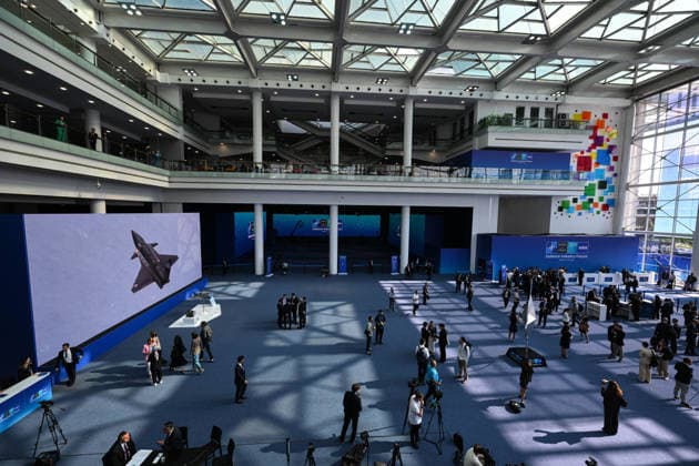 NATO Heads of State and Government Summit in Ankara ANKARA, TURKIYE - JULY 07: A general view of ATO Congresium is seen during the 36th NATO Heads of State and Government Summit in Ankara, Turkiye, on July 07, 2026. Turkiye hosts the two-day summit, bringing together the heads of state and government of NATO s 32 member countries, along with thousands of diplomats, journalists and invited guests, while domestic and international media members show interest in the event. Akin Çeliktas Anadolu Ankara Turkey. Editorial use only. Please get in touch for any other usage.  Copyright: x2026xAnadoluxAkÄ±nxÃ‡eliktaÅüx