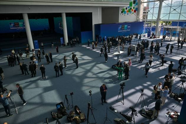 Ahead of 36th NATO Summit in Ankara ANKARA, TURKIYE - JULY 7: Preparations for the 36th NATO Heads of State and Government Summit, hosted by Turkiye, have been completed in Ankara, Turkiye on July 7, 2026. Heads of state and government from all 32 NATO member countries, diplomats, journalists and invited guests are being welcomed as local and international media representatives show significant interest in the summit. Ismail Aslandag Anadolu Ankara Turkey. Editorial use only. Please get in touch for any other usage.  Copyright: x2026xAnadoluxIsmailxAslandagx