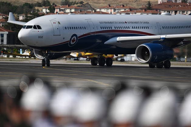 NATO Heads of State and Government Summit in Ankara ANKARA, TURKIYE - JULY 07: The aircraft carrying Canadian Prime Minister Mark Carney lands at Ankara Airport for the 36th NATO Heads of State and Government Summit in Ankara, Turkiye, on July 07, 2026. Muhammed Abdullah Kurtar Anadolu Ankara Turkey. Editorial use only. Please get in touch for any other usage.  Copyright: x2026xAnadoluxMuhammedxAbdullahxKurtarx