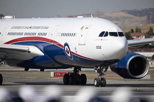 NATO Heads of State and Government Summit in Ankara ANKARA, TURKIYE - JULY 07: The aircraft carrying Canadian Prime Minister Mark Carney lands at Ankara Airport for the 36th NATO Heads of State and Government Summit in Ankara, Turkiye, on July 07, 2026. Muhammed Abdullah Kurtar Anadolu Ankara Turkey. Editorial use only. Please get in touch for any other usage.  Copyright: x2026xAnadoluxMuhammedxAbdullahxKurtarx