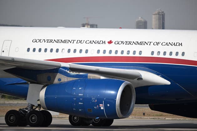 NATO Heads of State and Government Summit in Ankara ANKARA, TURKIYE - JULY 07: The aircraft carrying Canadian Prime Minister Mark Carney lands at Ankara Airport for the 36th NATO Heads of State and Government Summit in Ankara, Turkiye, on July 07, 2026. Muhammed Abdullah Kurtar Anadolu Ankara Turkey. Editorial use only. Please get in touch for any other usage.  Copyright: x2026xAnadoluxMuhammedxAbdullahxKurtarx