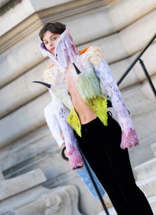 Paris Fashion Week: Arrival at the July 6 Fashion Shows Celebrities arriving at the Schiaparelli show during Paris Fashion Week 457971 2026 07 06 France Corrin, Emma  Copyright: xIvankaxVoisinx xStarfacex STAR_457971_011