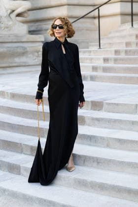 Paris Fashion Week: Arrival at the July 6 Fashion Shows Celebrities arriving at the Schiaparelli show during Paris Fashion Week 457971 2026 07 06 France Berenson, Marisa  Copyright: xIvankaxVoisinx xStarfacex STAR_457971_027