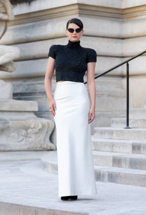 Paris Fashion Week: Arrival at the July 6 Fashion Shows Celebrities arriving at the Schiaparelli show during Paris Fashion Week 457971 2026 07 06 France Japy, Joséphine  Copyright: xIvankaxVoisinx xStarfacex STAR_457971_036