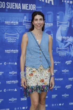 Photocall for Juan Luis Guerra concert during the Iconica Santa Lucia Sevilla Fest in Plaza de Espana, Seville, Spain. July 5, 2026 Ana Brito Rostros conocidos en el photocall del concierto de Juan Luis Guerra durante el Iconica Santa Lucia Sevilla Fest en la Plaza de Espala de Sevilla, Espana. 5 de Julio de 2026 66 LS Cordon press Cordon Press 