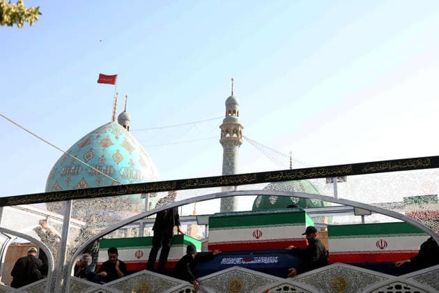 Farewell ceremony for former Iranian Supreme Leader Khamenei in Qom QOM, IRAN - JULY 07: ( RESTRICTIONS: NO Access Israel Media Persian Language TV Stations Outside Iran Strictly No Access BBC Persian VOA Persian Manoto TV Iran International TV ) Millions of Iranians, carrying flags and posters, gather from the early hours of the morning to attend farewell ceremony for the country s former Supreme Leader, Ali Khamenei, who was killed in the U.S.-Israeli attacks, in Qom, Iran, on July 07, 2026. Stringer Anadolu Qom Iran. Editorial use only. Please get in touch for any other usage.  Copyright: x2026xAnadoluxStringerx