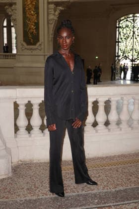 Chanel Fall Winter 2026 2027 Haute Couture photocall Eye Haidara Photocall Chanel Haute Couture automne-hiver 2026 2027 au Grand Palais Ã Paris, le 7 juillet 2026. Chanel Fall Winter 2026 2027 Haute Couture photocall at the Grand Palais in Paris on July 7, 2026.  Copyright: xFabricexChasseryx