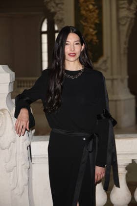 Chanel Fall Winter 2026 2027 Haute Couture photocall Hanna O Neill Photocall Chanel Haute Couture automne-hiver 2026 2027 au Grand Palais Ã Paris, le 7 juillet 2026. Chanel Fall Winter 2026 2027 Haute Couture photocall at the Grand Palais in Paris on July 7, 2026.  Copyright: xFabricexChasseryx