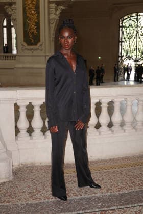Chanel Fall Winter 2026 2027 Haute Couture photocall Eye Haidara Photocall Chanel Haute Couture automne-hiver 2026 2027 au Grand Palais Ã Paris, le 7 juillet 2026. Chanel Fall Winter 2026 2027 Haute Couture photocall at the Grand Palais in Paris on July 7, 2026.  Copyright: xFabricexChasseryx