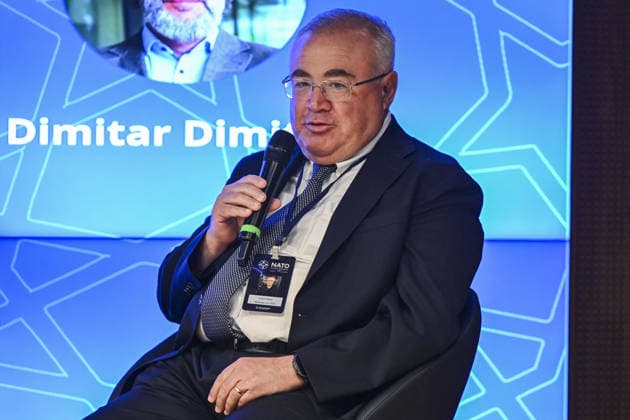 Transatlantic Defense Industry Cooperation takes center stage at NATO Summit Dialogues in Ankara ANKARA, TURKIYE - JULY 07: Levent Gulcan, general manager of Turkish defense manufacturer Yakupoglu (YDS) makes a speech during the discussion on Transatlantic Defense Industry Cooperation organized as part of the NATO Summit Dialogues by the Turkish Atlantic Council and the Center for Foreign Policy and Security Research and hosted by the Turkish Industry and Business Association (TUSIAD) in Ankara, Turkiye on July 07, 2026. Fatma Nur Arslan Anadolu Ankara Turkey. Editorial use only. Please get in touch for any other usage.  Copyright: x2026xAnadoluxFatmaxNurxArslanx