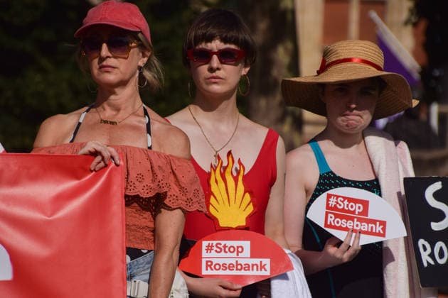 July 7, 2026, London, England, United Kingdom: Climate activists from the group Fossil Free London stage a protest dubbed Roast Against Rosebank in Parliament Square calling on the government to stop new North Sea oil and gas projects, as another heatwave hits the UK. London United Kingdom - ZUMAv130 20260707_zip_v130_035 Copyright: xVukxValcicx