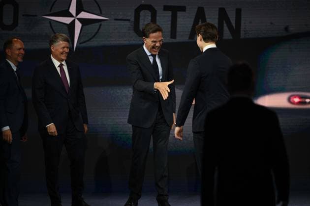NATO Heads of State and Government Summit in Ankara ANKARA, TURKIYE - JULY 7: NATO Secretary General Mark Rutte and Danish Defence Minister Jeppe Bruus Christensen attend the Defence Industry Forum, which opened the 36th NATO Heads of State and Government Summit in Ankara, Turkiye, on July 7, 2026. Ismail Aslandag Anadolu Ankara Turkey. Editorial use only. Please get in touch for any other usage.  Copyright: x2026xAnadoluxIsmailxAslandagx