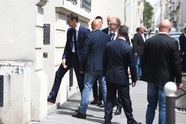 Jordan Bardella Arrives At RN s Headquarters - Paris Jordan Bardella arriving at French far-right Rassemblement National (RN) party headquarters in Paris on July 7, 2026 before the decision on the appeal trial of President of the parliamentary group of the French far-right Rassemblement National (RN) party, Marine Le Pen and officials of French far-right Rassemblement National (RN) party on suspicion of embezzlement of European public funds. The appeal comes after a court last year barred Le Pen from running for office for five years over a European Parliament fake-jobs scam involving her and other officials from her National Rally party. Photo by Florian Poitout ABACAPRESS.COM Paris France  Copyright: xPoitoutxFlorian ABACAx