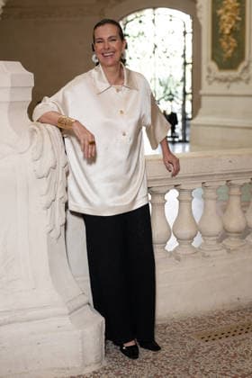 PFW - Chanel Photocall Carole Bouquet attending the Chanel Haute Couture Fall Winter 2026 2027 show as part of Paris Fashion Week in Paris, France on July 07, 2026. Photo by Laurent Zabulon ABACAPRESS.COM Paris  Copyright: xZabulonxLaurent ABACAx