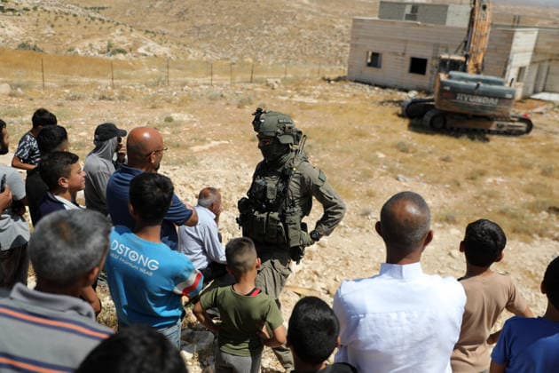 Israeli authorities demolish homes in Yatta south of Hebron Palestinians inspect demolished homes after Israeli authorities carried out demolition operations in the Yatta area, south of Hebron, in the occupied West Bank, on July 7, 2026. According to local sources, several homes were demolished on the grounds of lacking building permits, leaving a number of families displaced and causing damage to property. Photo by Mamoun Wazwaz apaimages Hebron West Bank Palestinian Territory 070726_Hebron_MW_00(1) Copyright: xapaimagesxMamounxWazwazx xapaimagesx