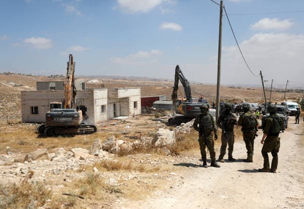 Israeli authorities demolish homes in Yatta south of Hebron Palestinians inspect demolished homes after Israeli authorities carried out demolition operations in the Yatta area, south of Hebron, in the occupied West Bank, on July 7, 2026. According to local sources, several homes were demolished on the grounds of lacking building permits, leaving a number of families displaced and causing damage to property. Photo by Mamoun Wazwaz apaimages Hebron West Bank Palestinian Territory 070726_Hebron_MW_00(4) Copyright: xapaimagesxMamounxWazwazx xapaimagesx