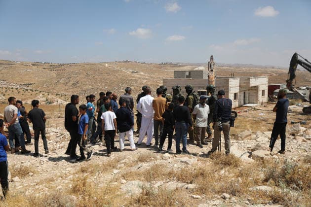 Israeli authorities demolish homes in Yatta south of Hebron Palestinians inspect demolished homes after Israeli authorities carried out demolition operations in the Yatta area, south of Hebron, in the occupied West Bank, on July 7, 2026. According to local sources, several homes were demolished on the grounds of lacking building permits, leaving a number of families displaced and causing damage to property. Photo by Mamoun Wazwaz apaimages Hebron West Bank Palestinian Territory 070726_Hebron_MW_00(3) Copyright: xapaimagesxMamounxWazwazx xapaimagesx