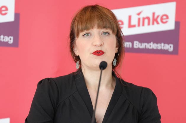 Pressekonferenz der LINKE vor der Fraktionssitzung im Bundestag Heidi Reichinnek im Portrait bei der Pressekonferenz im Vorfeld der Fraktionssitzung im Bundestag, Berlin, 07.07.2026 Berlin Berlin Deutschland *** Press conference held by Die Linke ahead of the parliamentary group meeting in the Bundestag: A portrait of Heidi Reichinnek at the press conference ahead of the parliamentary group meeting in the Bundestag, Berlin, July 7, 2026, Berlin, Berlin, Germany