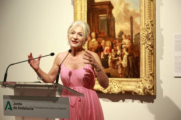 Del Pozo Opens the Exhibition The Beauty of Knowledge at the Museum of Fine Arts in Seville Acting Regional Minister of Culture and Sports Patricia del Pozo speaks during the opening of the exhibition The Beauty of Knowledge July 7, 2026, in Seville, Andalusia, Spain. The acting Regional Minister of Culture and Sports, Patricia del Pozo, has opened the exhibition The Beauty of Knowledge at the Seville Museum of Fine Arts, which brings together twelve works donated by art historian Enrique Carlos Martín Rodríguez, including Flemish paintings from the 16th and 17th centuries, and religious sculptures from Seville and Granada. The exhibition will be open to the public from July 7, 2026, to October 11, 2027. JULY 7, 2026 Rocí Seville, An  Copyright: xRocioxRuzx 7651512
