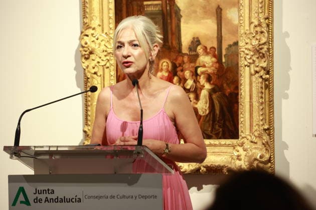 Del Pozo Opens the Exhibition The Beauty of Knowledge at the Museum of Fine Arts in Seville Acting Regional Minister of Culture and Sports Patricia del Pozo speaks during the opening of the exhibition The Beauty of Knowledge July 7, 2026, in Seville, Andalusia, Spain. The acting Regional Minister of Culture and Sports, Patricia del Pozo, has opened the exhibition The Beauty of Knowledge at the Seville Museum of Fine Arts, which brings together twelve works donated by art historian Enrique Carlos Martín Rodríguez, including Flemish paintings from the 16th and 17th centuries, and religious sculptures from Seville and Granada. The exhibition will be open to the public from July 7, 2026, to October 11, 2027. JULY 7, 2026 Rocí Seville, An  Copyright: xRocioxRuzx 7651513