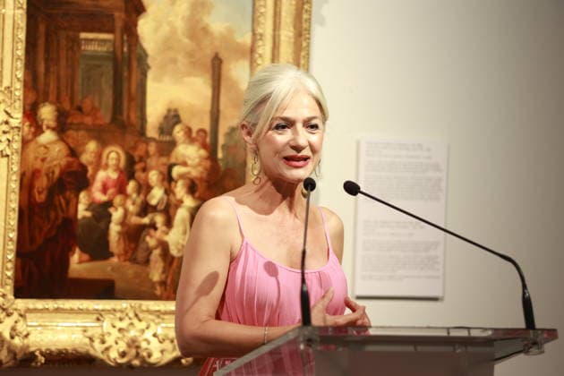 Del Pozo Opens the Exhibition The Beauty of Knowledge at the Museum of Fine Arts in Seville Acting Regional Minister of Culture and Sports Patricia del Pozo speaks during the opening of the exhibition The Beauty of Knowledge July 7, 2026, in Seville, Andalusia, Spain. The acting Regional Minister of Culture and Sports, Patricia del Pozo, has opened the exhibition The Beauty of Knowledge at the Seville Museum of Fine Arts, which brings together twelve works donated by art historian Enrique Carlos Martín Rodríguez, including Flemish paintings from the 16th and 17th centuries, and religious sculptures from Seville and Granada. The exhibition will be open to the public from July 7, 2026, to October 11, 2027. JULY 7, 2026 Rocí Seville, An  Copyright: xRocioxRuzx 7651516