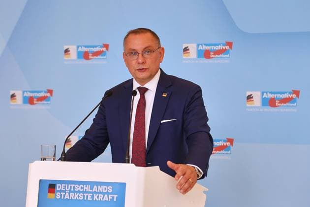 Berlin, Deutschland, 07.07.2026: Deutscher Bundestag: AfD-Fraktionssitzung: Tino Chrupalla, AfD *** Berlin, Germany, July 7, 2026 German Bundestag AfD Caucus Meeting Tino Chrupalla, AfD Copyright: xdtsxNachrichtenagenturx dts_126680