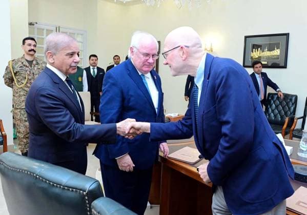 July 7, 2026, Pakistan: Prime Minister Muhammad Shehbaz Sharif Meets with Polio Oversight Board Delegation in Islamabad Pakistan  - ZUMAas3_ 20260707_zaf_as3_018 Copyright: xPPIx