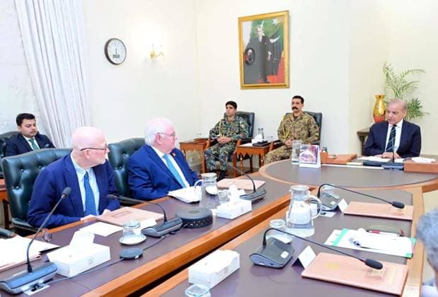 July 7, 2026, Pakistan: Prime Minister Muhammad Shehbaz Sharif Meets with Polio Oversight Board Delegation in Islamabad Pakistan  - ZUMAas3_ 20260707_zaf_as3_019 Copyright: xPPIx