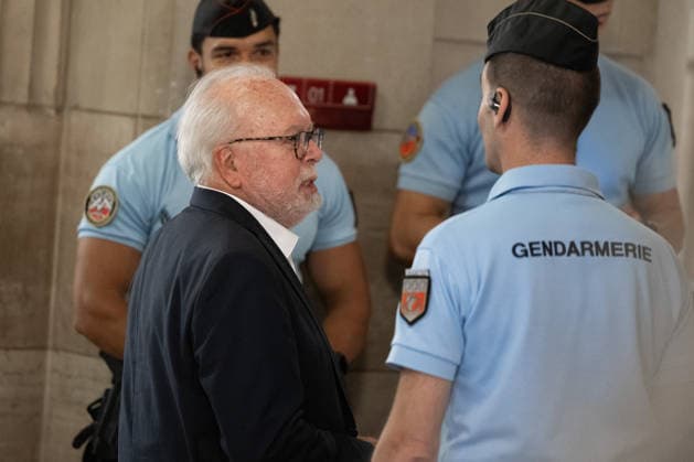 Paris, France, July 7, 2026 - Wallerand de Saint Just arrives to attend the verdict in the appeal trial of RN former or actual members on charges of embezzlement of European public funds in a case of alleged European Parliament fake jobs at Paris Court of Appeal. A lower court last year sentenced longtime party leader and three time presidential candidate, Marine Le Pen, to a five year ban from public office and two years in prison over a fake jobs scam at the European Parliament. The appeals court will rule on whether to uphold the ban in a case that has upended her presidential aspirations.  Copyright: xAlexisxSciardx