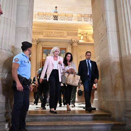 French court shortens Le Pen s ineligibility ban, allowing 2027 presidential run PARIS, FRANCE - JULY 7: Member of parliament for the Rassemblement National (National Rally - RN) party French far-right leader Marine Le Pen exits after the verdict in her appeal trial at the Paris courthouse on the Ile de la Cite in Paris, France, on July 7, 2026. The Paris Court of Appeal on Tuesday shortened National Rally leader Marine Le Pen s ineligibility ban to 45 months, with 30 months suspended, clearing the way for her to run in the 2027 presidential election. After finding her guilty of misusing public funds, the appeals court sentenced Le Pen to 45 months of ineligibility, 30 months of which were suspended, according to Le Monde. Mustafa Yalcin  Copyright: x2026xAnadoluxMustafaxYalcinx