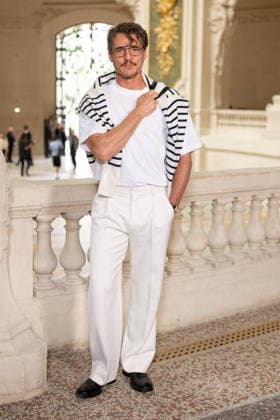 PFW - Chanel Photocall Pedro Pascal attending the Chanel Haute Couture Fall Winter 2026 2027 show as part of Paris Fashion Week in Paris, France on July 07, 2026. Photo by Laurent Zabulon ABACAPRESS.COM Paris  Copyright: xZabulonxLaurent ABACAx