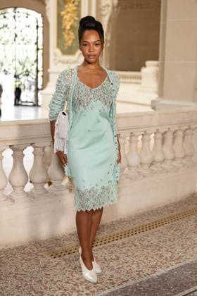PFW - Chanel Photocall Quen Blackwell attending the Chanel Haute Couture Fall Winter 2026 2027 show as part of Paris Fashion Week in Paris, France on July 07, 2026. Photo by Laurent Zabulon ABACAPRESS.COM Paris  Copyright: xZabulonxLaurent ABACAx