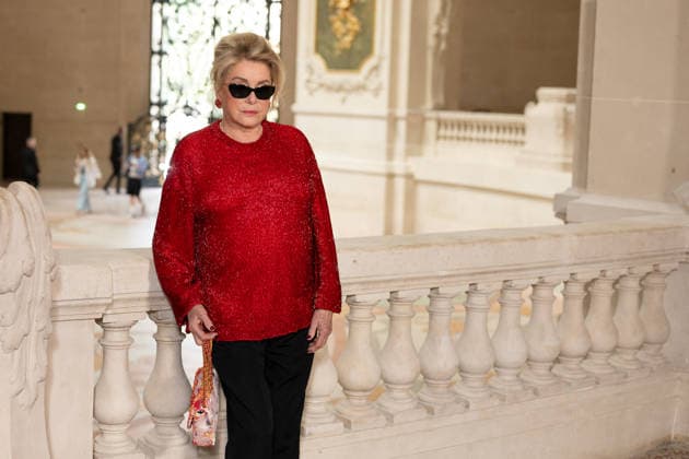 PFW - Chanel Photocall Catherine Deneuve attending the Chanel Haute Couture Fall Winter 2026 2027 show as part of Paris Fashion Week in Paris, France on July 07, 2026. Photo by Laurent Zabulon ABACAPRESS.COM Paris  Copyright: xZabulonxLaurent ABACAx