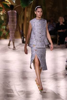 PFW Haute Couture Chanel Runway JD A model walks the runway at the Chanel show during Haute Couture Fashion Week in Paris, France, on 7 July 2026. Photo by Jerome Dominé ABACAPRESS.COM Paris France  Copyright: xDominexJerome ABACAx