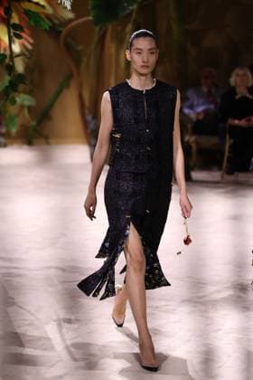 PFW Haute Couture Chanel Runway JD A model walks the runway at the Chanel show during Haute Couture Fashion Week in Paris, France, on 7 July 2026. Photo by Jerome Dominé ABACAPRESS.COM Paris France  Copyright: xDominexJerome ABACAx